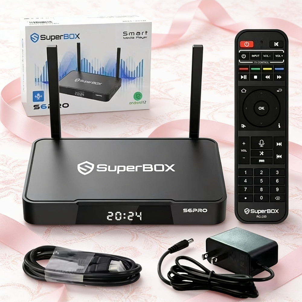 SuperBox S6 Pro 24/7 Lifetime Support – Authorized Distributor – Free Shipping