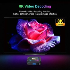 RBOX HK1 Android 13 TV Box 16/32/64GB Quad Core HD 8K Dual WIFI Media Player