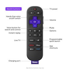 NIB Roku Ultra 4K HDR Dolby Vision/Atmos Wi‑Fi 6 Rechargeable Voice Remote 4850R