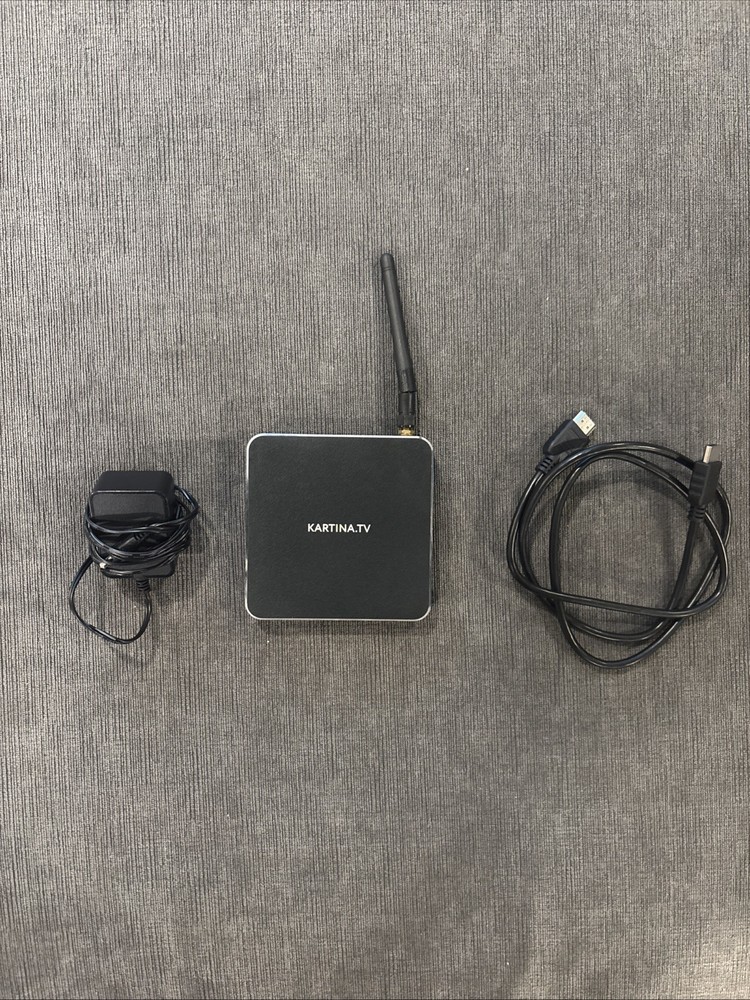 Kartina Dune HD TV-175K SmartBox 4K Streamer With Power Chord & HDMI, No Remote