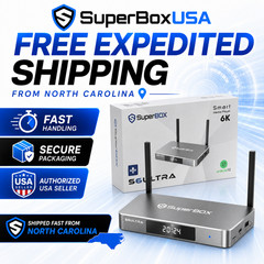2025 SUPERBOX S6 ULTRA – #1 USA AUTHORIZED DISTRIBUTOR + FREE EXPEDITED SHIPPING
