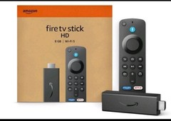 Amazon Fire TV Stick HD Media Streamer, 8GB Wi‑Fi 6 HDMI Alexa Voice Remote