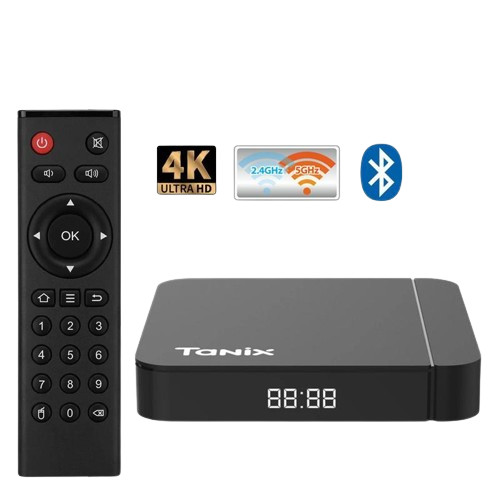 Original Tanix W2 Android 11 HOPETV Box Amlogic S905W2 2G/16G TVBOX 2.4G&5G D