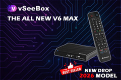 Brand New vSeeBox V6 Max Android 12 TV Box 4GB 64GB Storage Wireless Streaming