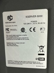 Kaleidescape 3U Server, KServer-5000, Movie and Music Storage, 32TB