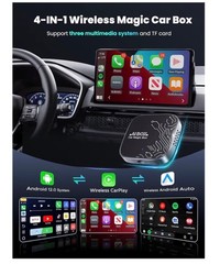 4-in-1 Wireless CarPlay Adapter for Streaming Netflix/YouTube/TikTok/TF Card, 20