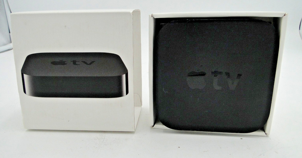 Apple TV (2nd Gen) 8GB A1378 with Remote, Power Cable & Box – Tested