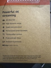 AMAZON FIRE TV Stick 4K MAX, Wi-Fi 6E, 2.0 GHz, 16GB/ALEXA Voice Remote Enhanced