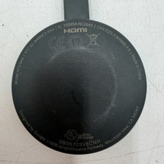 Google Chromecast Model NC2-6A5 HDMI Black 2nd Device Only