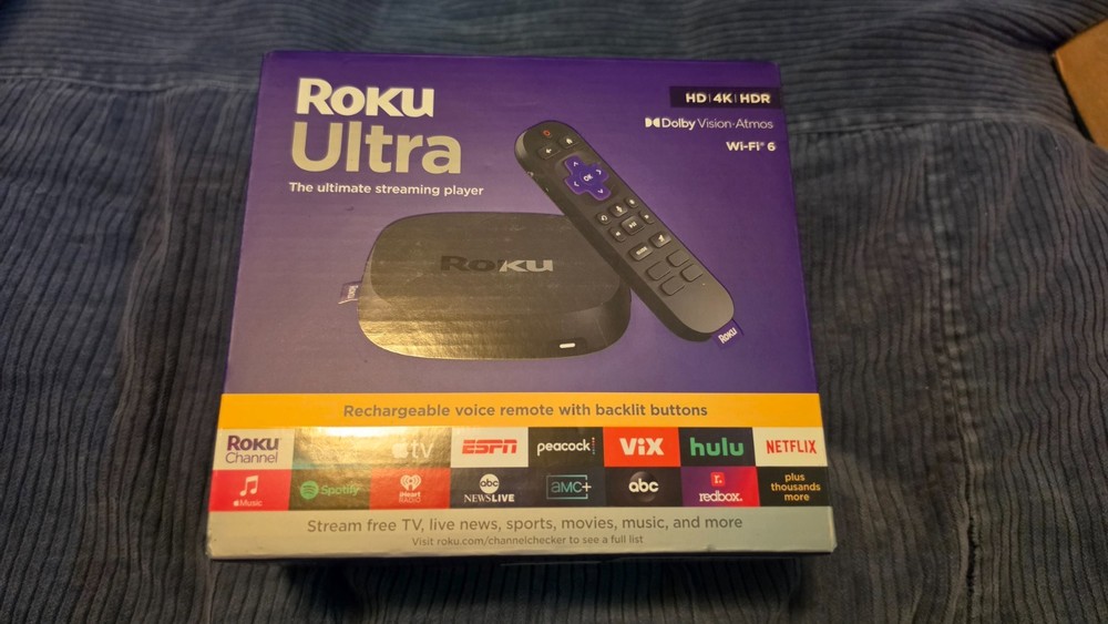 NEW Roku Ultra The Ultimate Streaming Player HD 4K HDR WiFi 6 DOLBY 4850R SEALED
