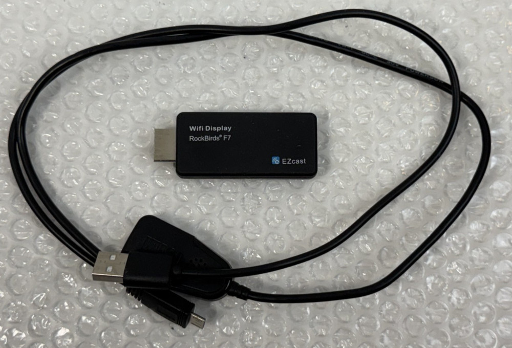 EZcast RockBirds F7 Wi-Fi Wireless Display Receiver Bundle