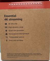 Amazon Fire TV Stick 4K Select (newest model), start streaming in 4K, AI-powered