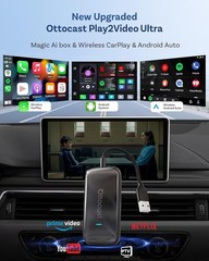 Ultra Magic AI Box: 3-in-1 Video Adapter for CarPlay/Android Auto Streaming