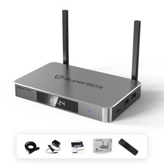 SuperBox S6 Ultra TV BOX Speech Control Authorized Reseller 100% Free Ship