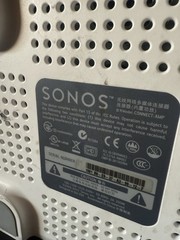 Sonos Connect: Amp Gen 1 (S1 App) Wireless Home Audio Streaming Amplifier