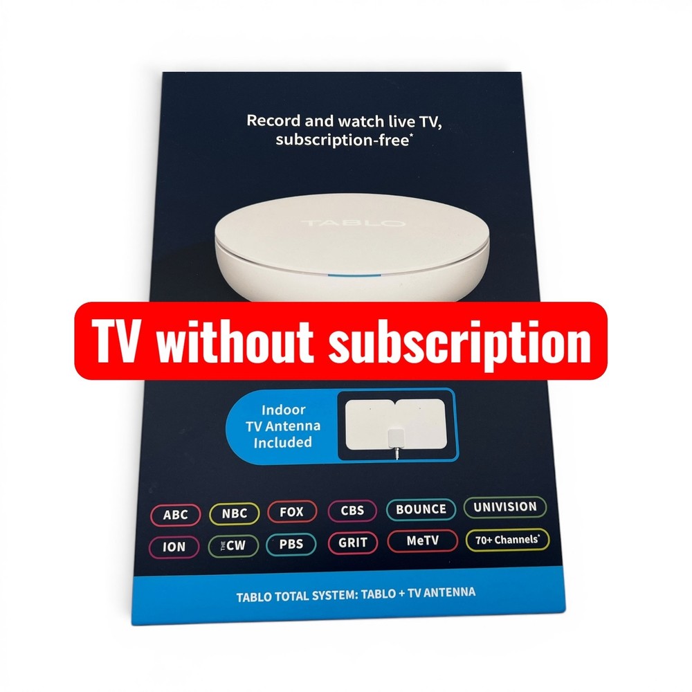 Tablo TV 4th Gen 2-Tuner 128 GB 50 Hour OTA Live TV DVR TF1282B *READ Sealed*