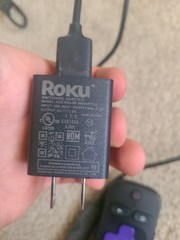 4 Roku 3810x Streaming Sticks Plus 4 Roku Remotes, Cables