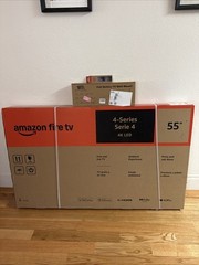 55” Amazon Fire TV, FireTV Alexa Voice Remote AND Wall Mount — ALL NEW IN BOX
