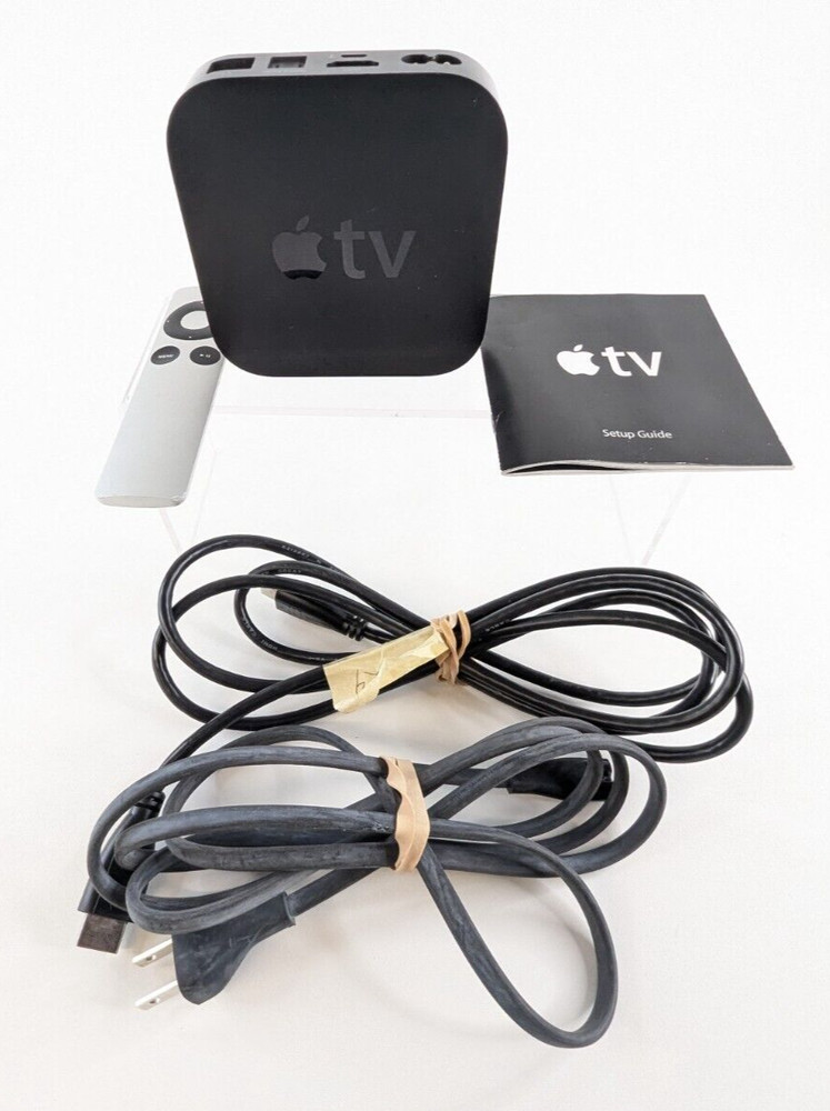 Apple TV 3rd Generation A1469 MD199LL/A Streaming Media Player w Remote
