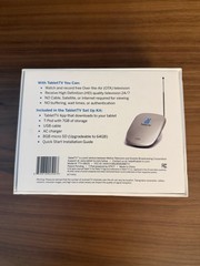 TabletTV TTV-0812S OTA TV Box Receiver Kit 7GB USB Silver HD w/ Adapter