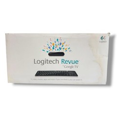 Logitech Revue Google TV Companion Box Keyboard Controller Complete Open Box