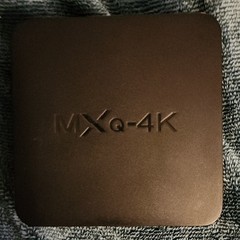 MXQ MXQ-4K 4K Streaming TV Box Remote Power Adapter HDMI USB Ethernet Black