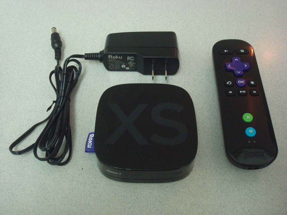 Roku 2 XS Model 3100X Media Player + Power Supply + Remote + 8GB Micro SD
