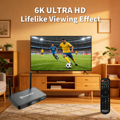 SuperBox S6 Pro 6K WiFi 6 Media Player 4GB/32GB Bluetooth Voice Remote