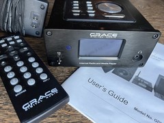 Grace Digital internet radio GDI-IRMS300 media player w/remote and manual