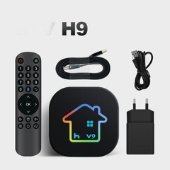 Brand New HTV 9 H9 Brazil TV Box 4K Ultra HD 16GB/2GB Android 14 Voice Control