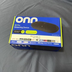 2026 model Onn. 4K Pro Streaming Device Google TV 32GB Dolby Vision Atmos NEW
