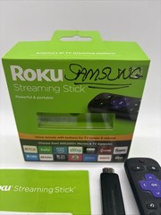 Roku Streaming Stick ~ Powerful & Portable, 6th Generation, 3800RT. Black. HDMI