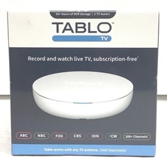 Tablo TV TF1282B-01-CN White 2-Tuner Over-The-Air DVR Streaming Player