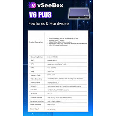 vSeeBoxV6 Used Plus Media Device |Authorized Distributor |Free Same-Day Shipping