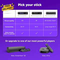 Streaming Stick HD — HD Streaming Device for TV with Voice Remote Free & Live T