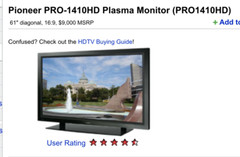 Pioneer Elite 61″ Plasma Display Monitor/TV