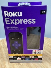 Roku Express HD Streaming Media Player – Black – Open Box