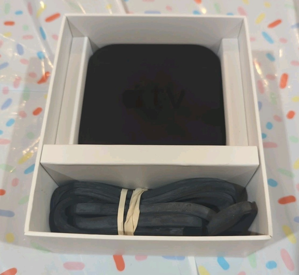 Apple TV 3rd Gen A1469 HD Media Streamer Streaming Box & Power Cord – No Remote