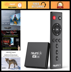 4K Ultra-HD Digital Media Player for USB & SD Cards – HEVC, HDMI, Auto Playback