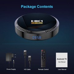 Android 12 HK1 TV box 4GB+64GB H618 Quad Core CPU Dual WiFi 4K/3D BT5 Smart box