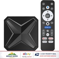 Smart Wireless Media Player, 4K Resolution, Dual-Band WiFi and Remote Control