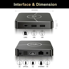 X98 Plus 11.0 Box Amlogic S905W2 UHD 4K Media Player 2.4G/ UZTV