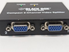 (3) Black Box Compact 2-Channel Simultaneous Display Video Splitters, AC1056-2