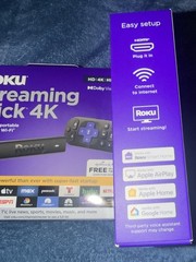 Roku Streaming Stick 4K Device 4K HDR Dolby Vision Voice Remote – 3820RW