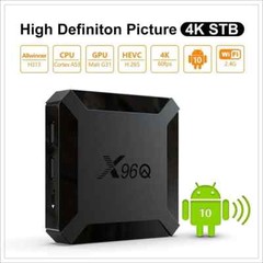 Allwinner H313 X96Q Android TV Box – 2GB RAM 16GB ROM Quad-Core 64bit Wifi 4K