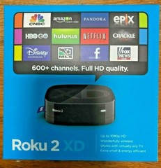 Roku 2XD Media Streamer 3050X Black W/ Remote and AC Adaptor HDMI Cable (B35H)