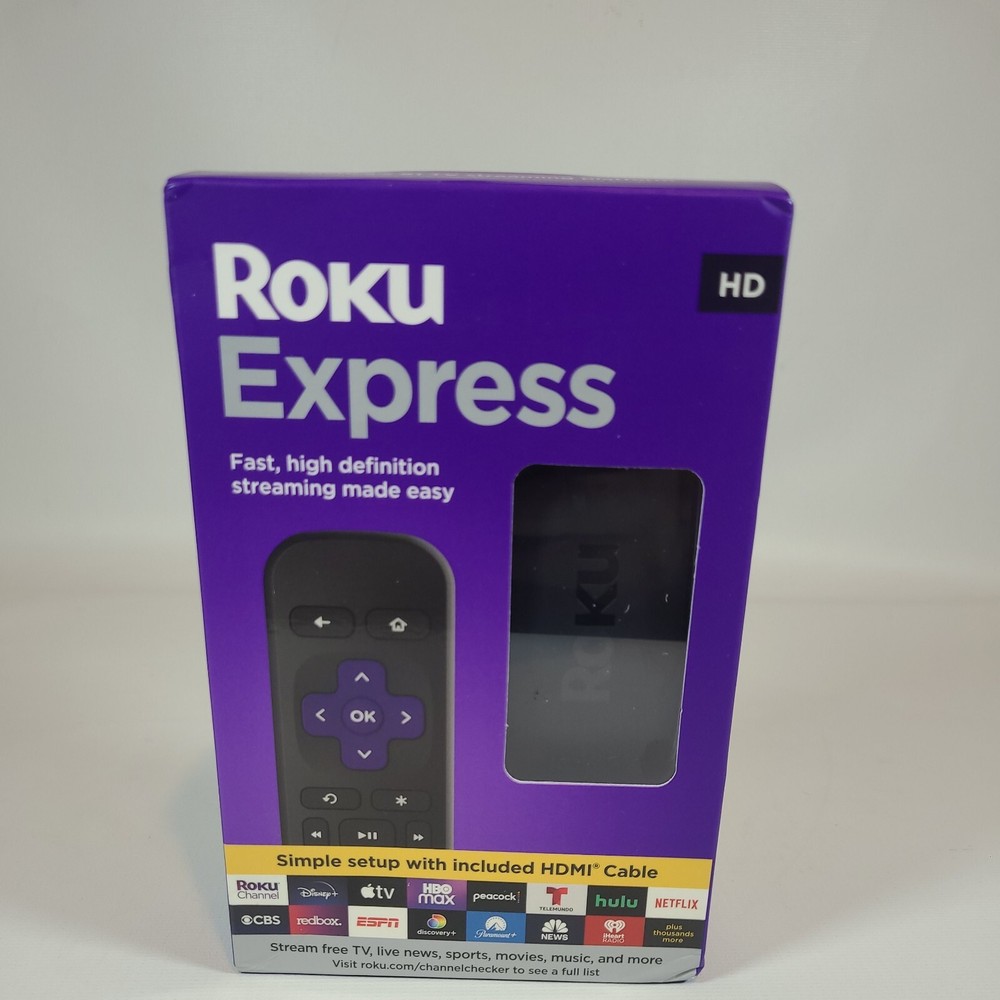 Roku Express HD Streaming Media Player 2019 – Black New