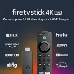 AMAZON FIRE TV Stick 4K MAX, Wi-Fi 6, Alexa Voice Remote Includes TV controls BR