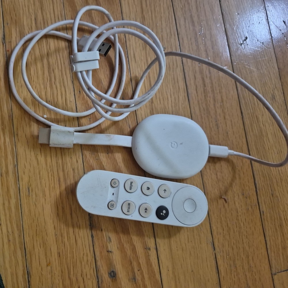 Google Chromecast HD G454V Media Streamer – Snow (FACTORY RESET)