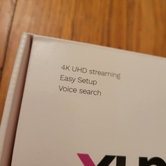 Xumo Stream Box 4K UHD Streaming Media Player Dolby Vision Voice Remote
